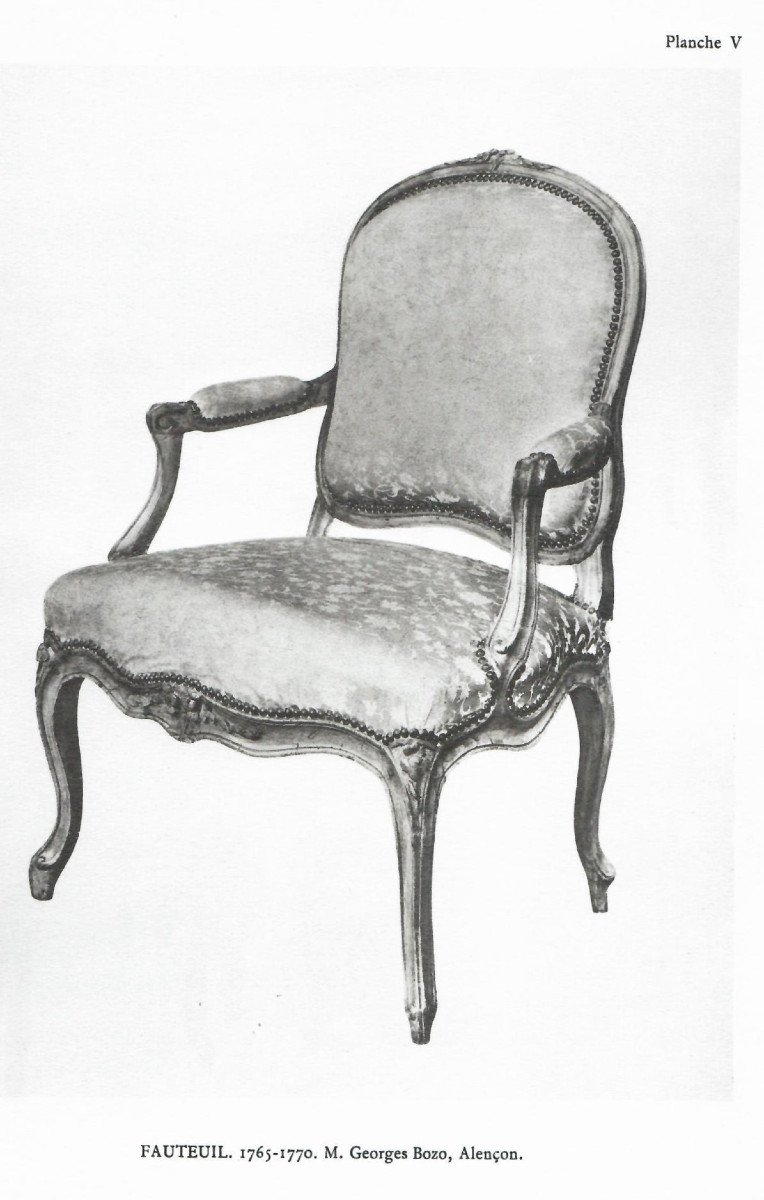 A La Reine Armchair With Curved Back, Stamped L. Delanois. Paris, Around 1765-1768-photo-6