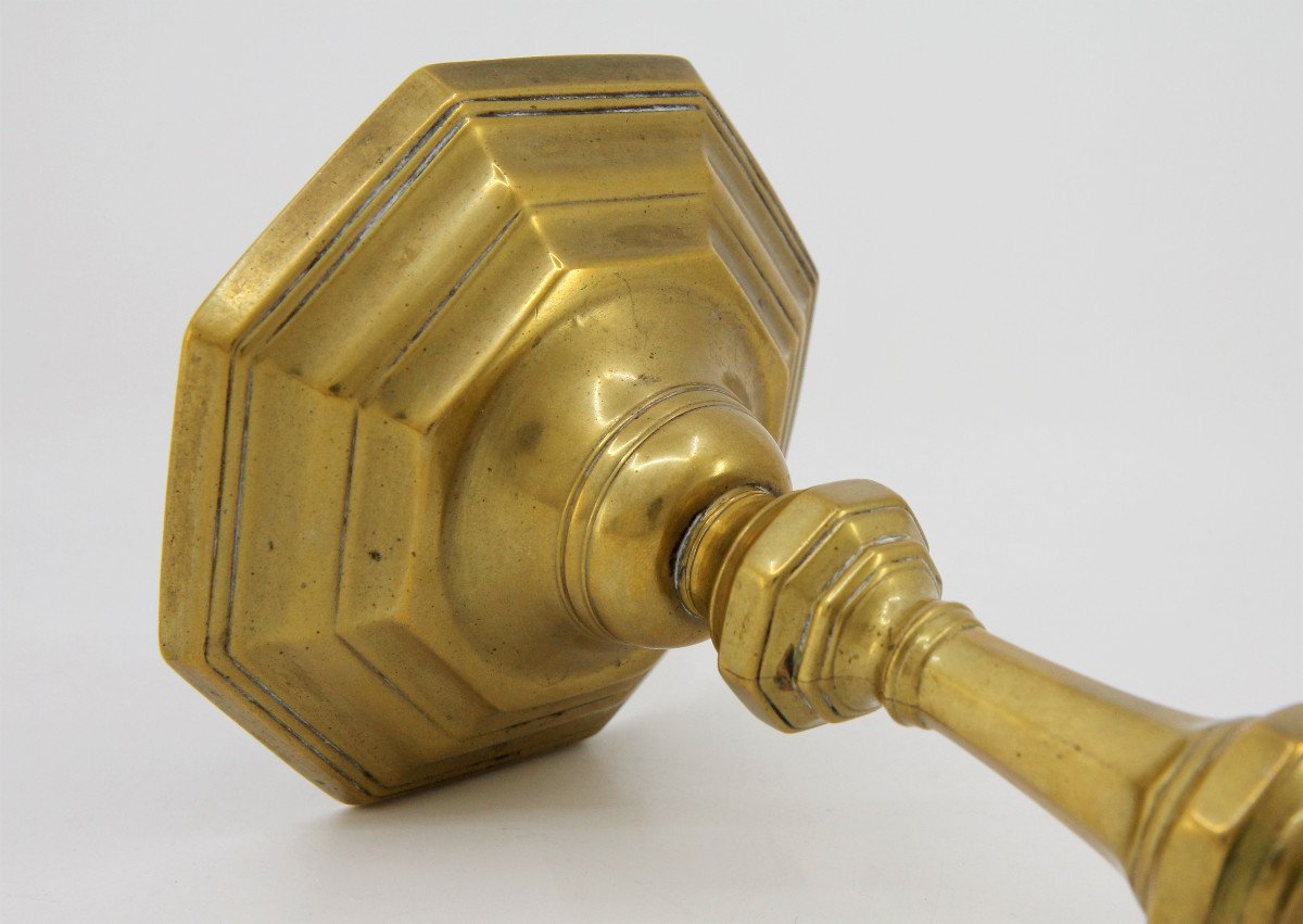 Candlestick From The Louis XV Period, With The Arms Of A Marquis-photo-4