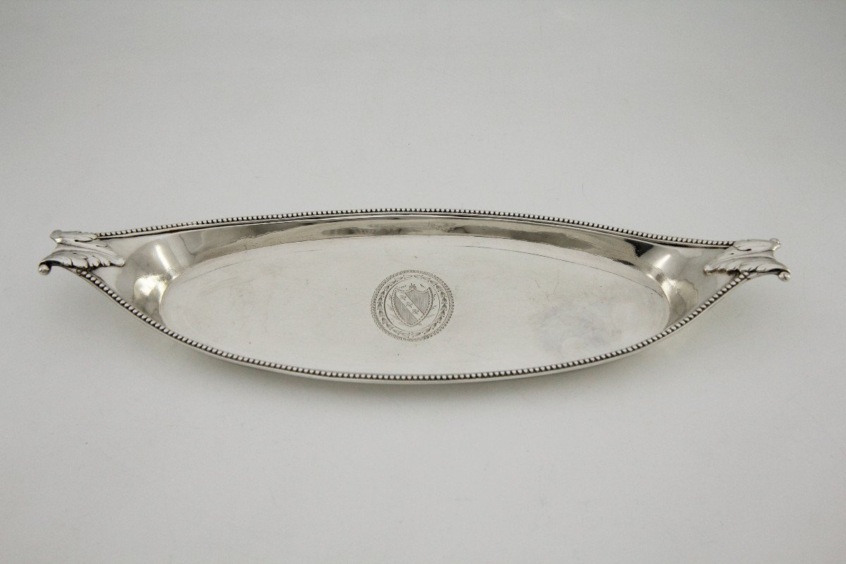 Sterling Silver Snuff Tray, George III Period, Robert Hennell I, London 1780-photo-2