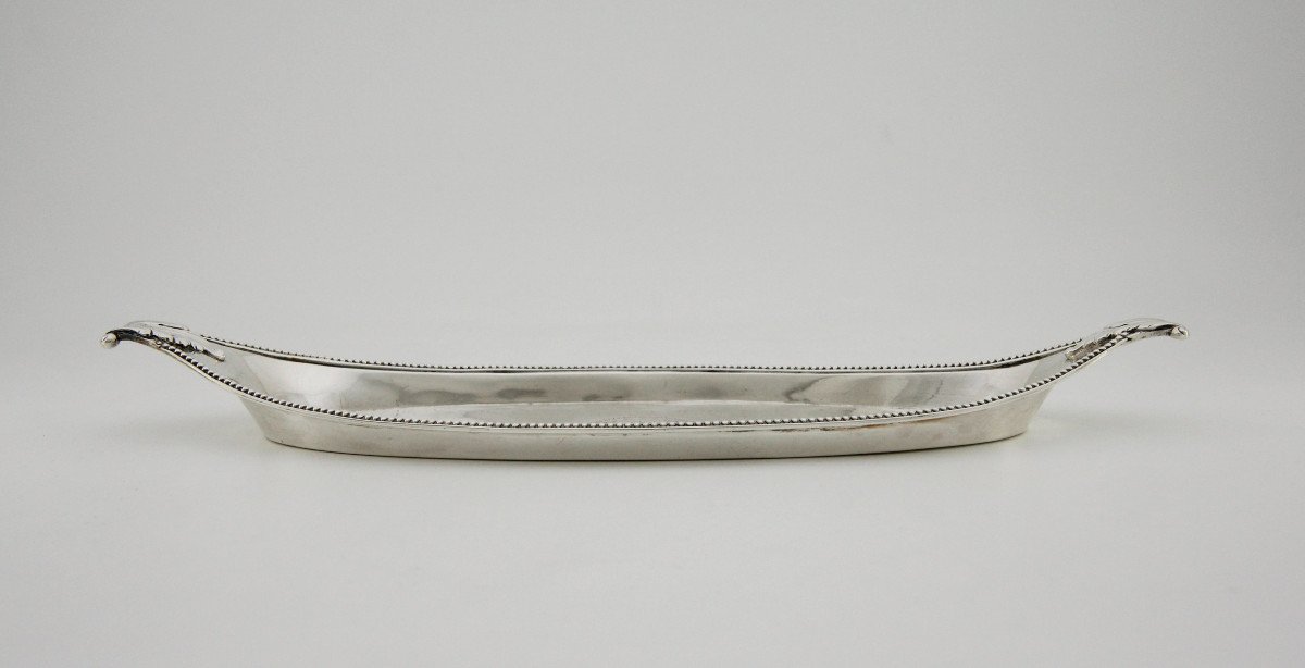 Sterling Silver Snuff Tray, George III Period, Robert Hennell I, London 1780-photo-1
