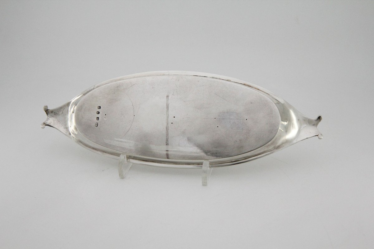 Sterling Silver Snuff Tray, George III Period, Robert Hennell I, London 1780-photo-6