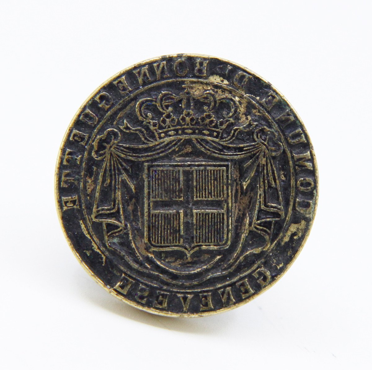 Sceau - cachet à encre - Comune di Bonneguette, Genevese - Duché de Savoie, 1815-1860-photo-2