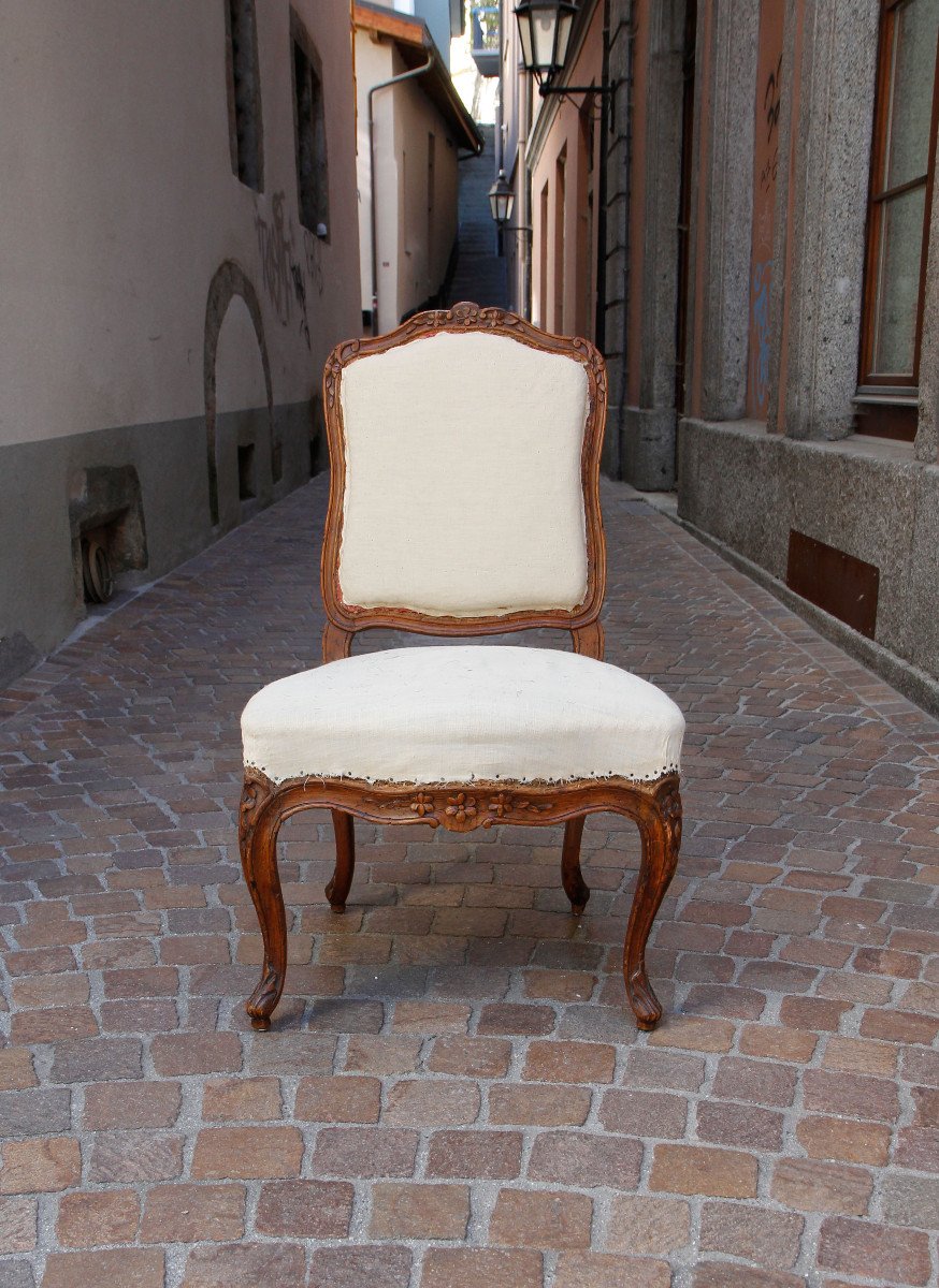 Chair, Louis XV Period - Stamp Of Falconet, Paris Circa 1740-photo-2