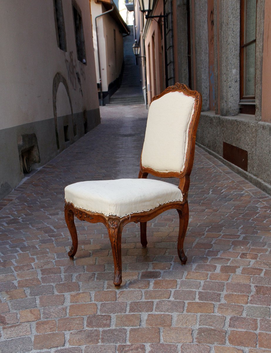 Chair, Louis XV Period - Stamp Of Falconet, Paris Circa 1740-photo-3