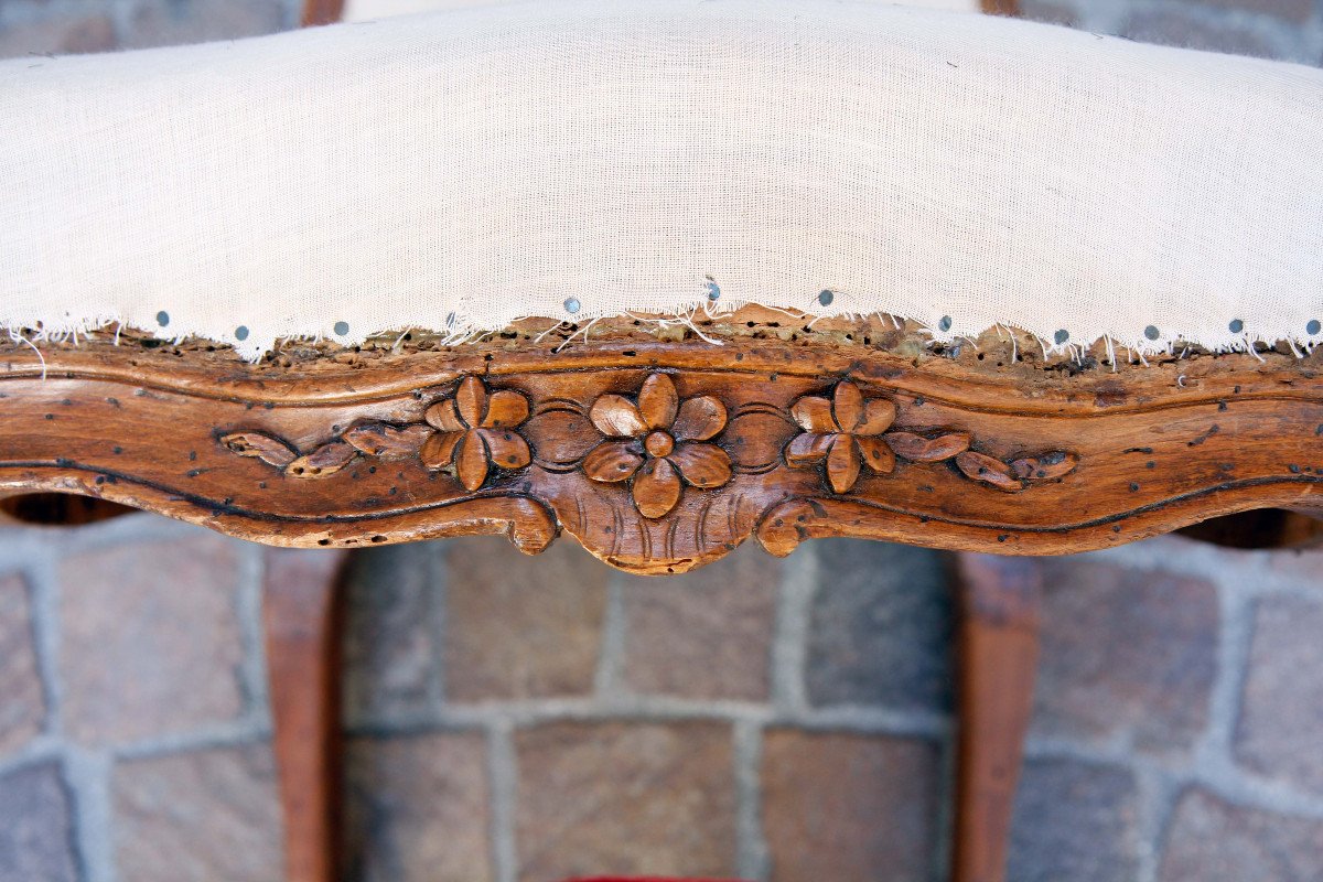 Chair, Louis XV Period - Stamp Of Falconet, Paris Circa 1740-photo-4