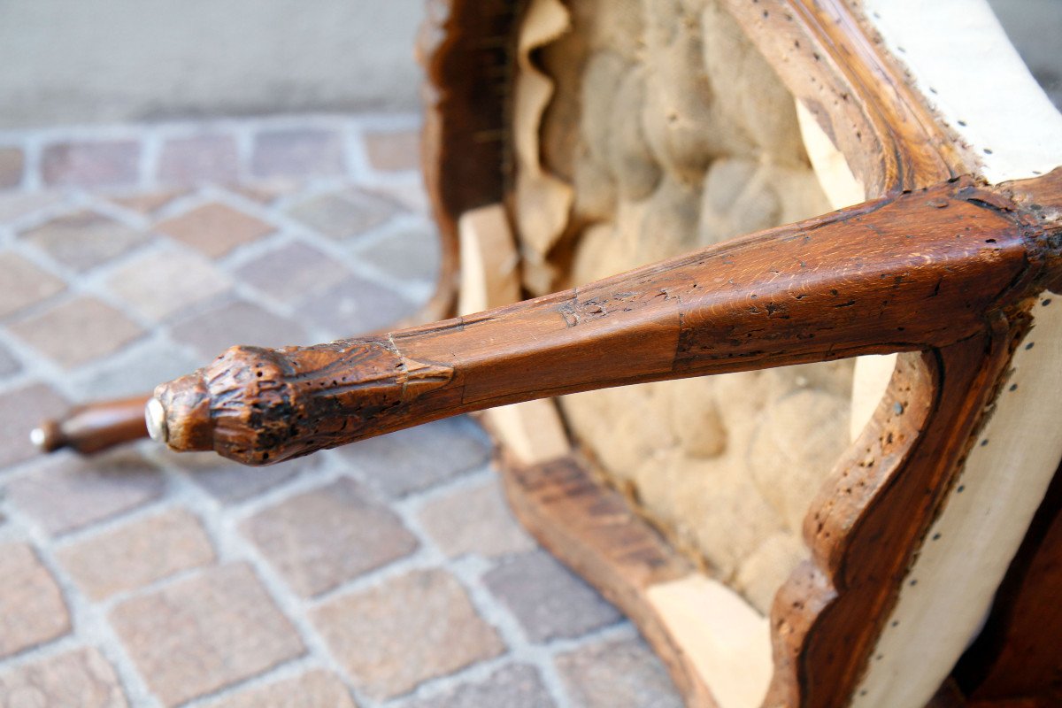 Chair, Louis XV Period - Stamp Of Falconet, Paris Circa 1740-photo-7