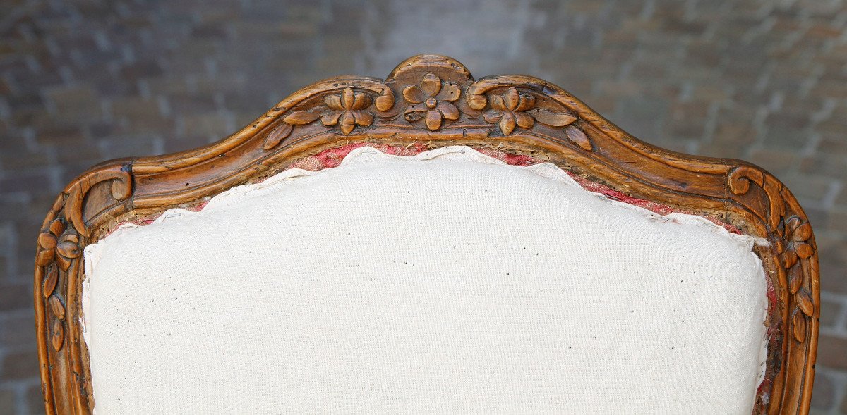 Chair, Louis XV Period - Stamp Of Falconet, Paris Circa 1740-photo-8