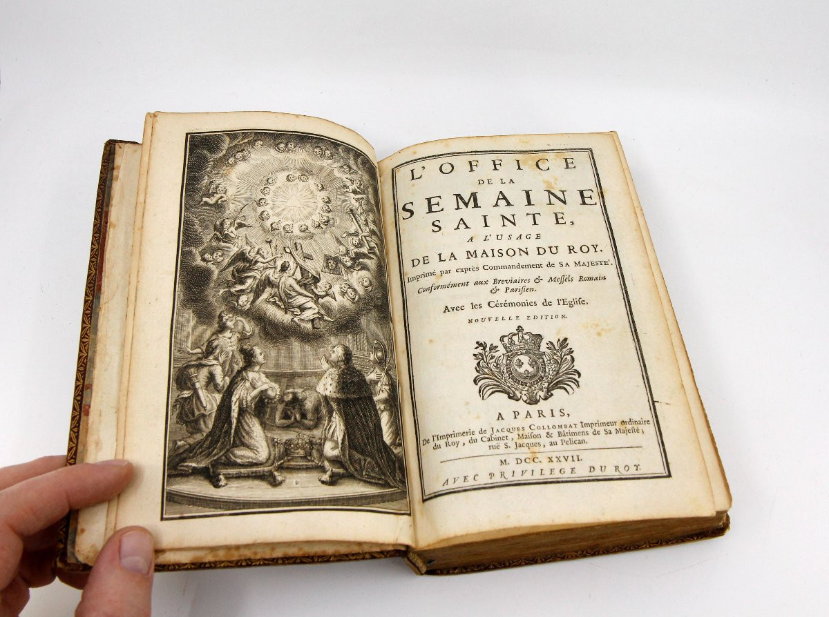 L'Office de la Semaine Sainte à l'usage de la Maison du Roy - Jacques Collombat, Paris 1727-photo-3