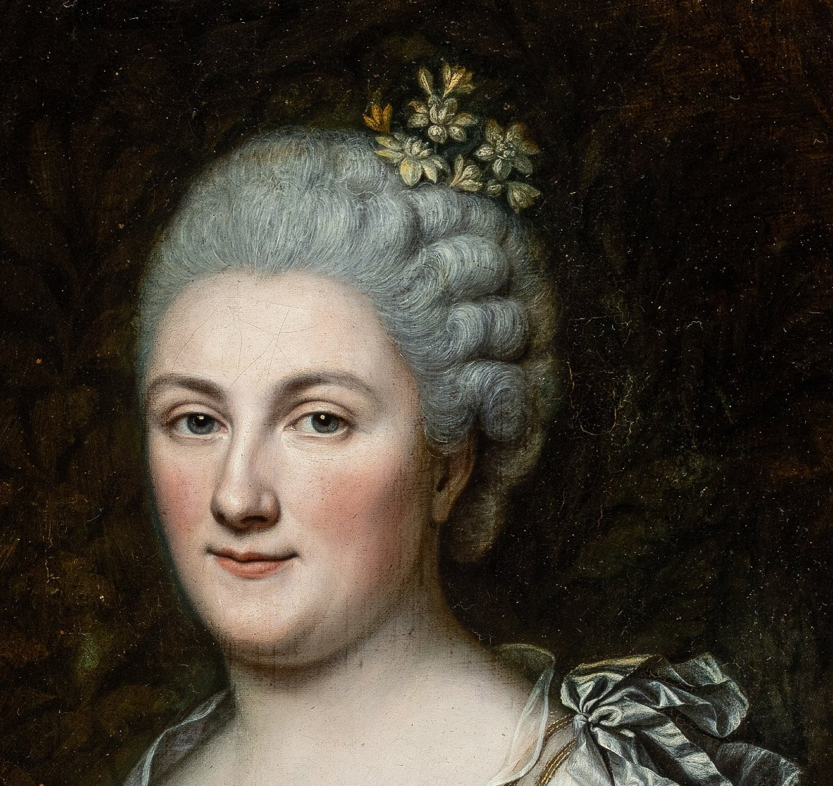 Jean-jaques And Louise Aunant - Portraits From The Louis XV Period, Ca 1765 - Follower Of F.-h. Drouais-photo-4