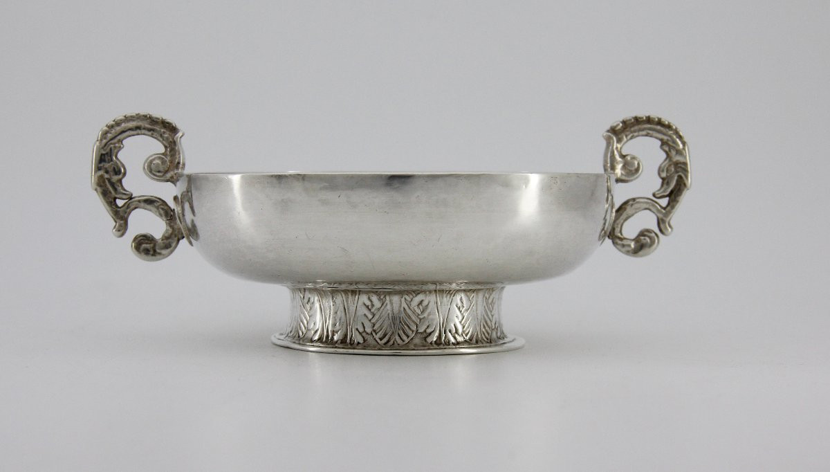 Wedding Cup With The Patronymic Name Le Helchat - Goldsmith Claude Cornen, Morlaix Between 1726 And 1733-photo-1