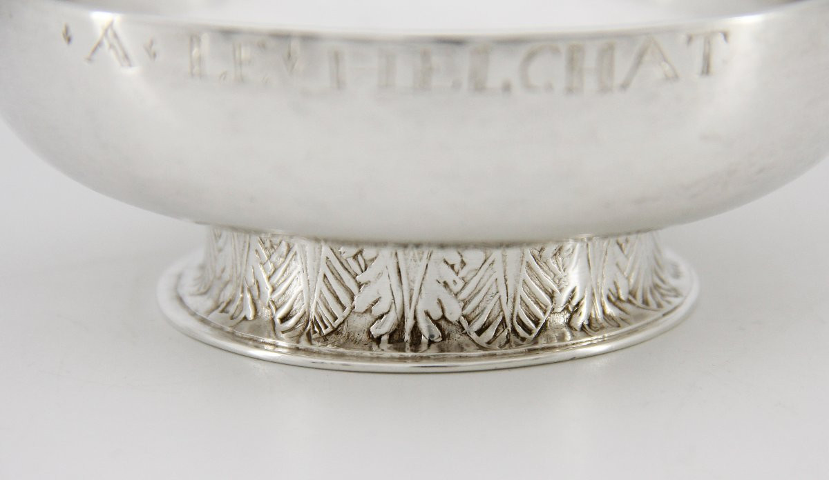 Wedding Cup With The Patronymic Name Le Helchat - Goldsmith Claude Cornen, Morlaix Between 1726 And 1733-photo-3