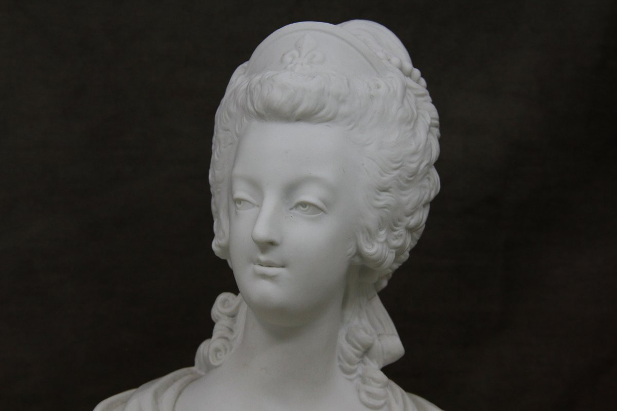 Marie-antoinette, Queen Of France — Sèvres Biscuit After Brachard, Modeled In July 1877-photo-4