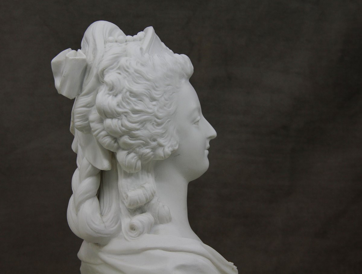 Marie-antoinette, Queen Of France — Sèvres Biscuit After Brachard, Modeled In July 1877-photo-4
