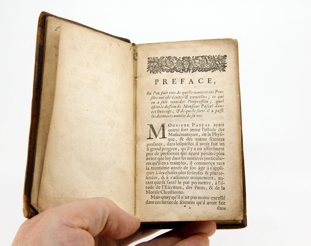 Pensées De Pascal — Fricx Edition Of 1679-photo-2