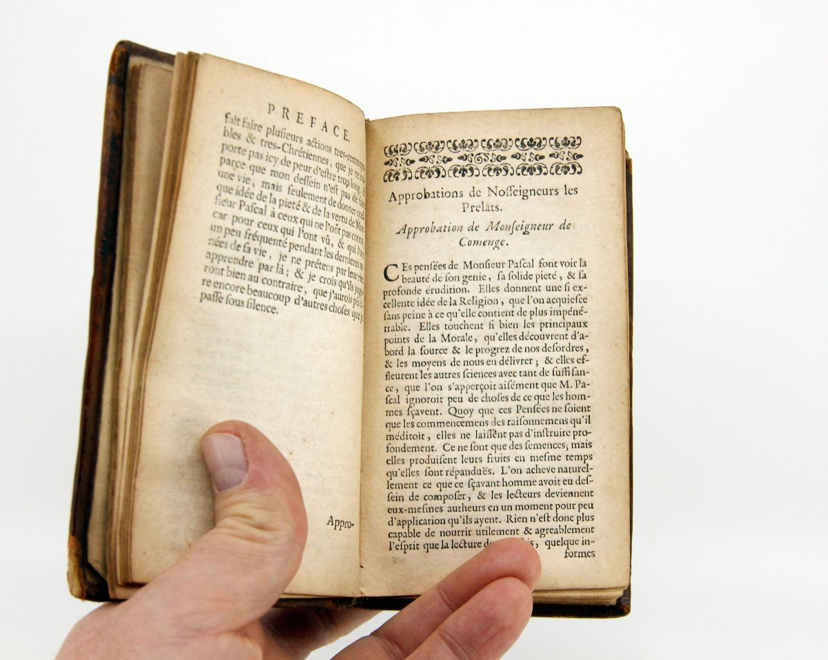 Pensées De Pascal — Fricx Edition Of 1679-photo-3