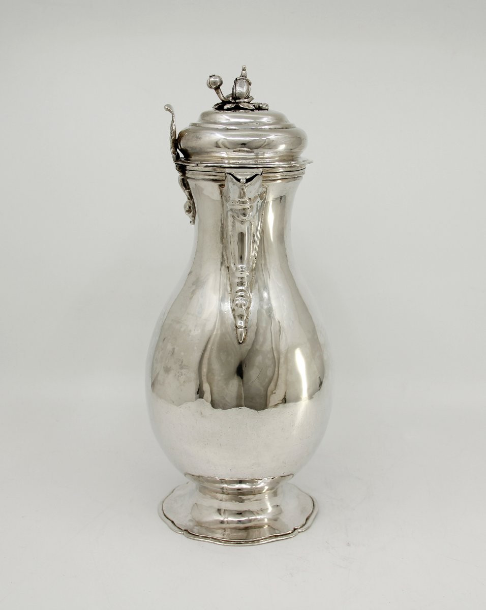 Grande verseuse en argent massif — Johann Georg Kloss, maître en 1738 — Augsbourg, 1759-1761-photo-1