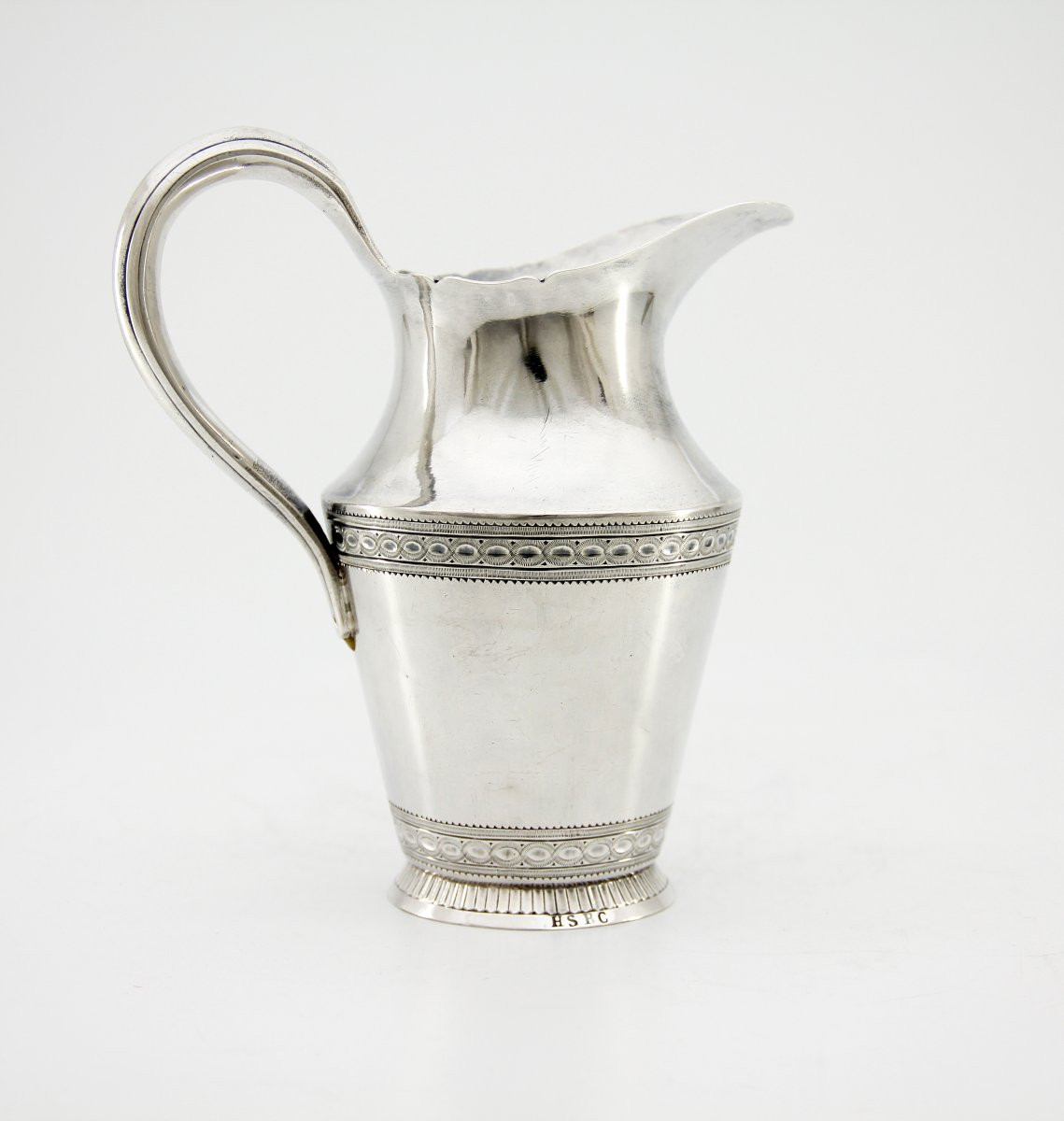 Creamer In Solid Silver - Goldsmith Wilhelm Brenner, Lausanne Circa 1790-photo-2