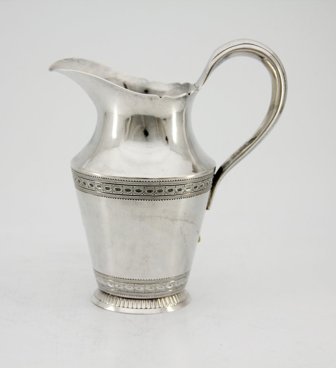 Creamer In Solid Silver - Goldsmith Wilhelm Brenner, Lausanne Circa 1790-photo-2