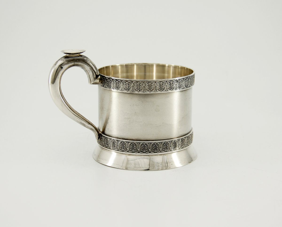 Porte-verre en argent n°1 — Frères Grachev, fournisseurs de la Cour — St-Pétersbourg, vers 1900-photo-2