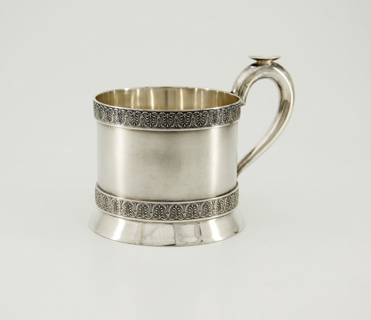 Porte-verre en argent n°1 — Frères Grachev, fournisseurs de la Cour — St-Pétersbourg, vers 1900