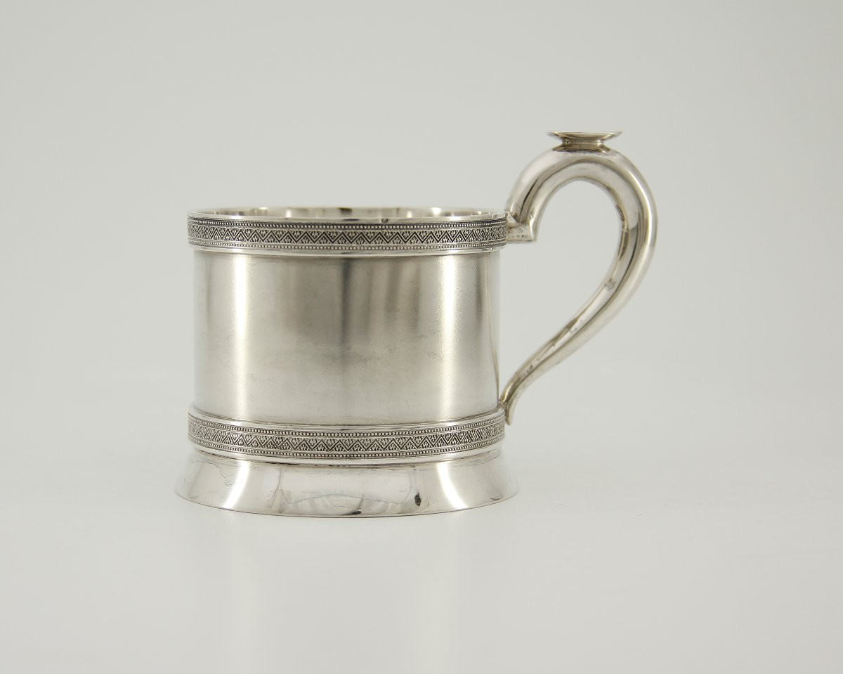 Porte-verre en argent n°2 — Frères Grachev, fournisseurs de la Cour — St-Pétersbourg, vers 1900-photo-2