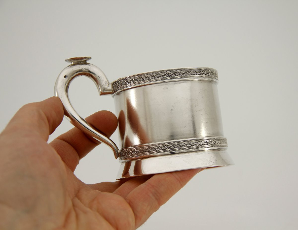 Porte-verre en argent n°2 — Frères Grachev, fournisseurs de la Cour — St-Pétersbourg, vers 1900-photo-3