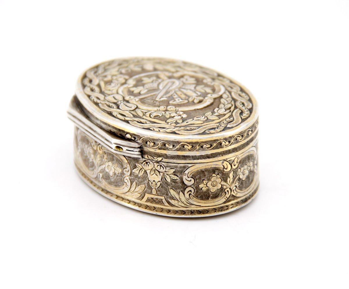 Tabatière en argent partiellement doré — Claude Guignard — Epoque Louis XVI — Paris, 1775-1776-photo-4