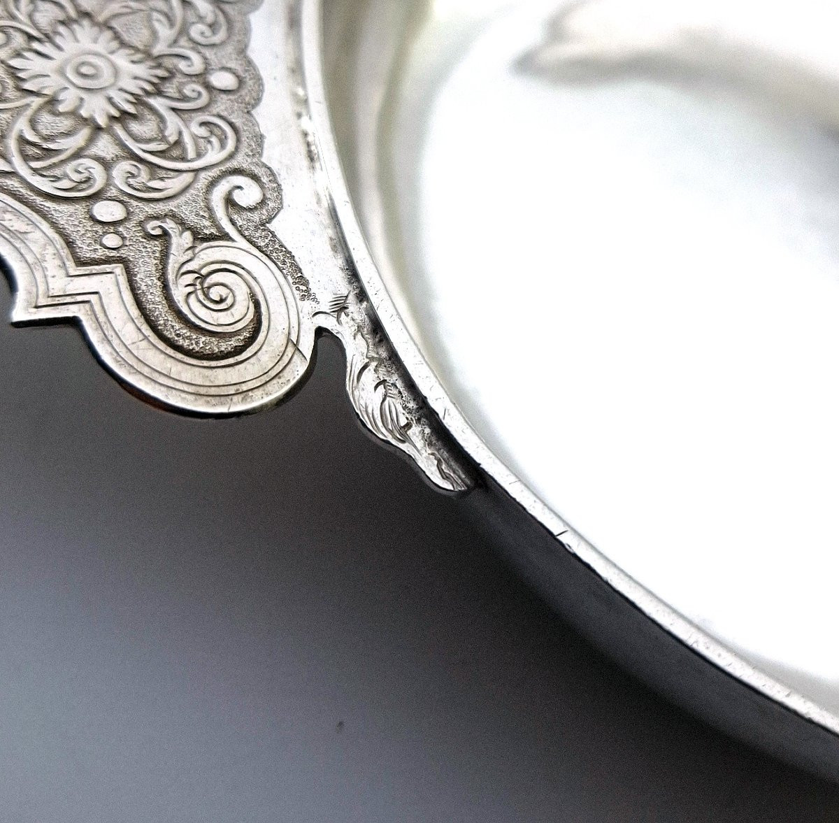 Ecuelle à Oreilles En Argent Massif - Jean Bérard - Régence Period - Saumur, 1717-1718-photo-7