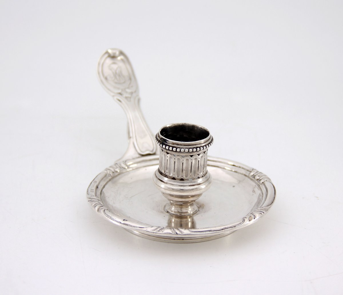 Bougeoir à main en argent massif – Jean-Ange Loque – Epoque Louis XVI – Paris, 1787-1788-photo-4