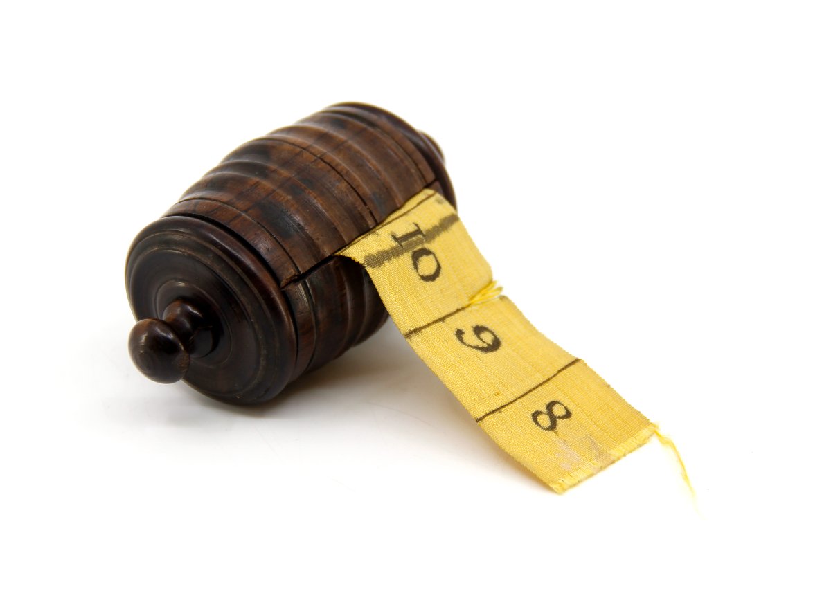 Rare Tailor's Ribbon—signed And Dated November 20, 1765, By The Controller—spain, Cádiz