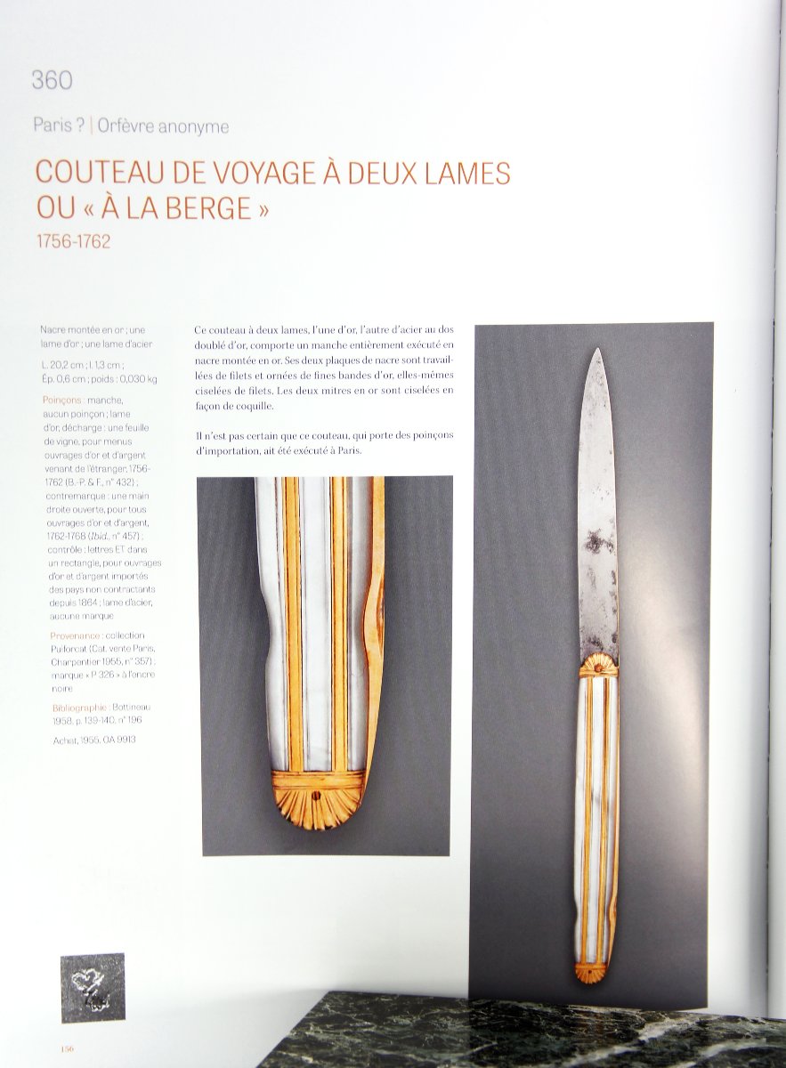 Double-bladed Folding Knife, Known As A “à La Berge” – Shagreen – Louis XV Period, 1756–1762-photo-8