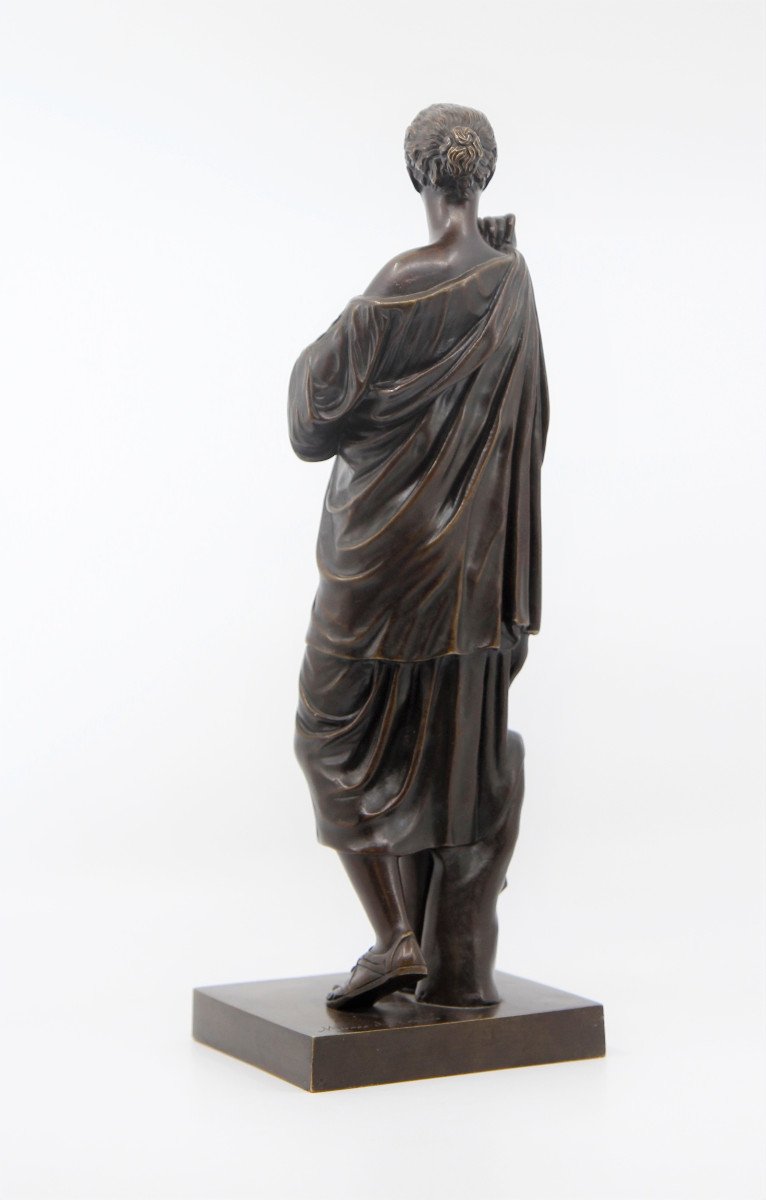 Diane de Gabies, r&eacute;duction en bronze &eacute;dit&eacute;e par le Mus&eacute;e du Louvre, vers 1900-photo-4