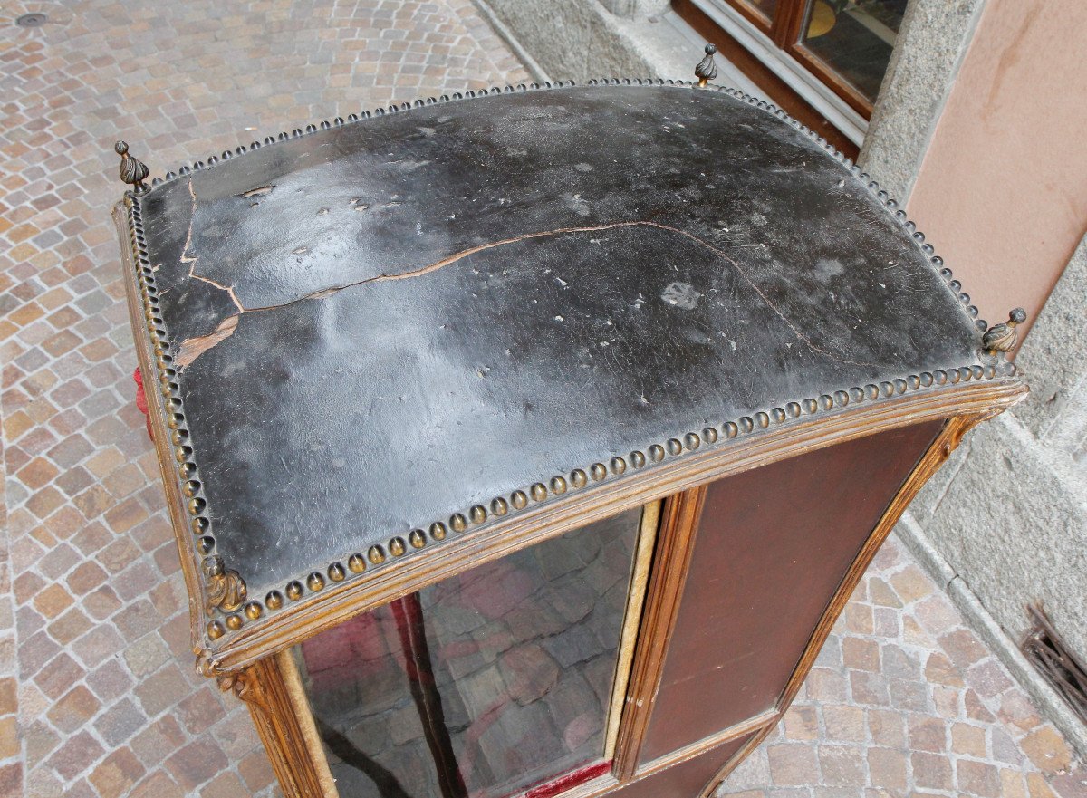 Chaise à porteurs d'époque Louis XV, vers 1760, en très bel état d'origine-photo-6
