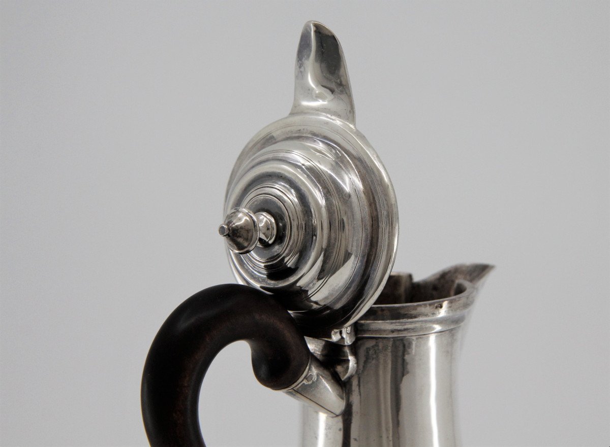 Verseuse en argent massif, orfèvre DUCRÉ, Genève vers 1780-photo-3