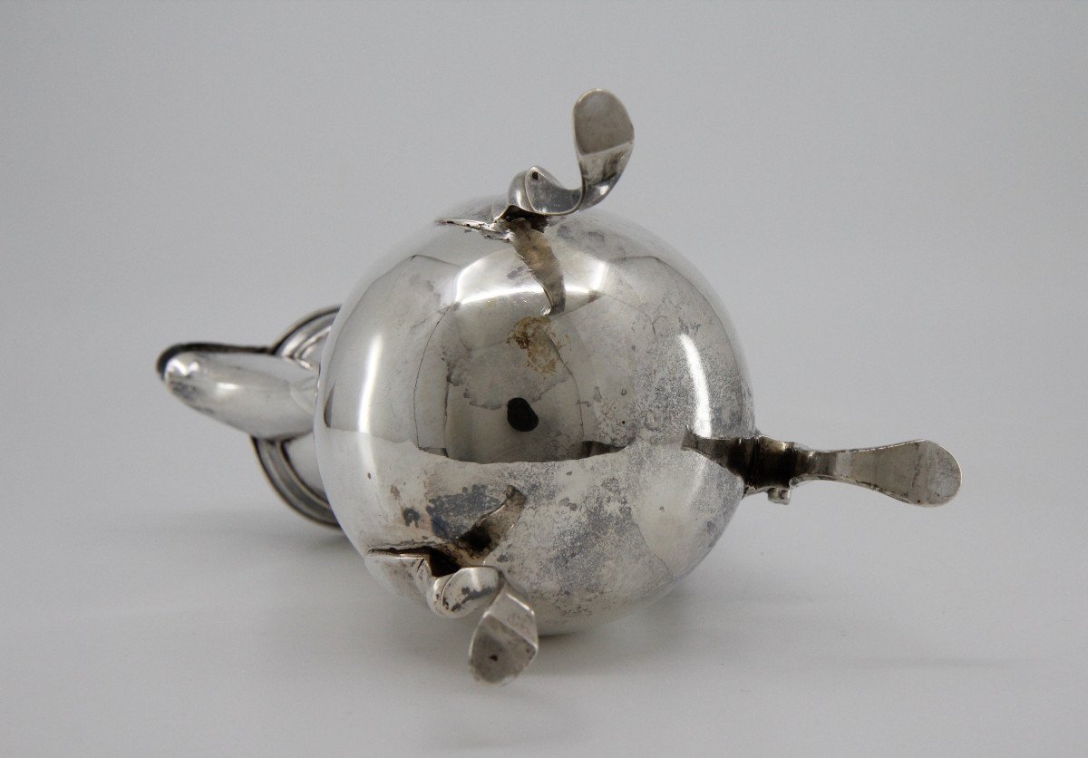 Verseuse en argent massif, orfèvre DUCRÉ, Genève vers 1780-photo-5