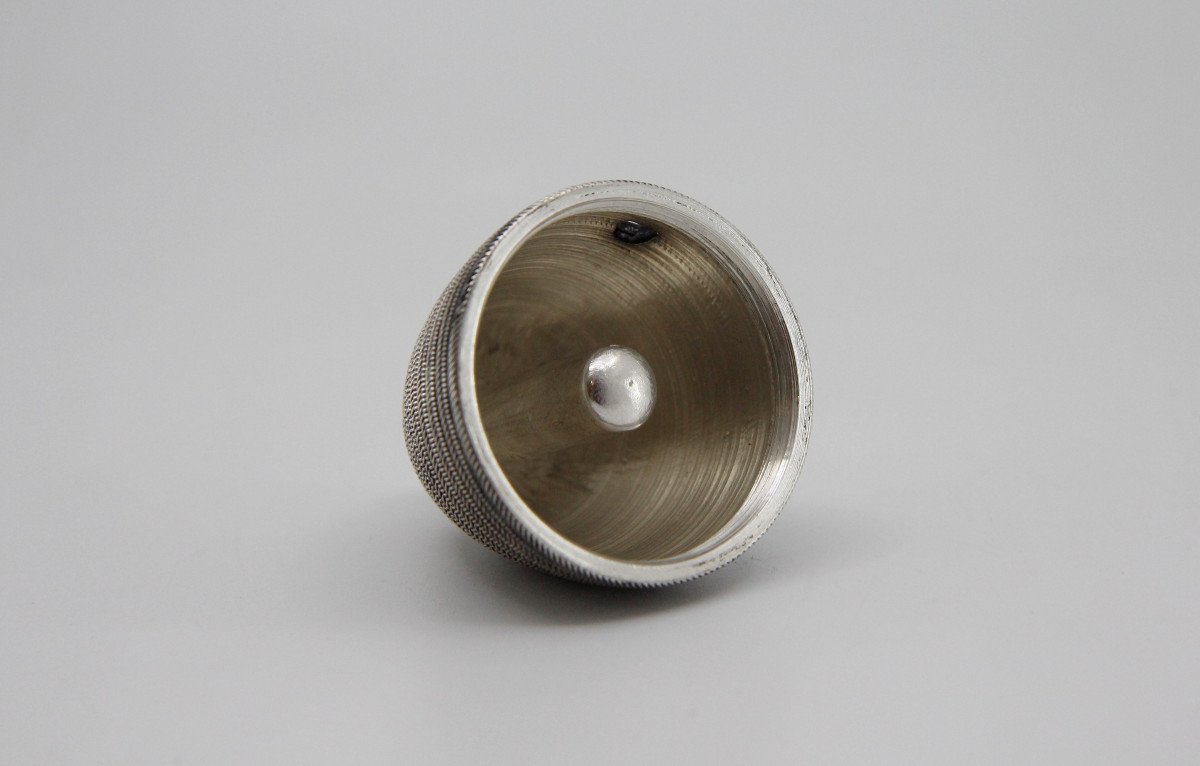 Small Silver Beehive-shaped Reel, Austria, Vienna 1865-photo-2