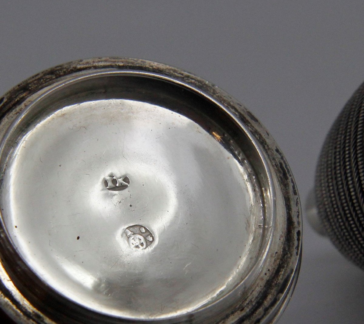 Small Silver Beehive-shaped Reel, Austria, Vienna 1865-photo-4