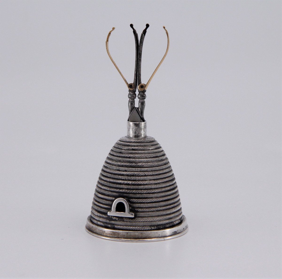 Small Silver Beehive-shaped Reel, Austria, Vienna 1865-photo-5