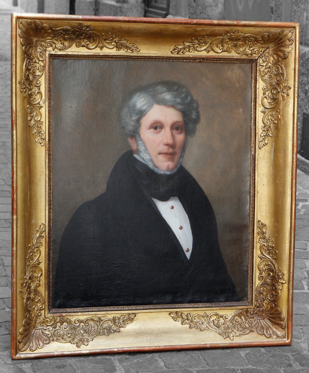 Jean Pierre Frédéric BARROIS (1786-c.1841) - Portrait - Huile sur toile signée et datée 1835