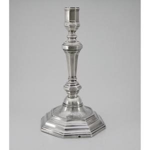 Flambeau Régence armorié Rillart de Verneuil - Claude-Nicolas Grébeude, Paris 1728-1729