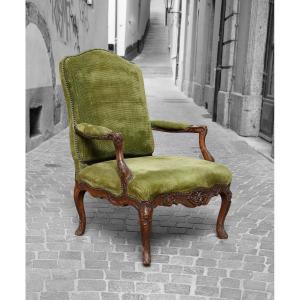 Louis XV Period Armchair, Attributed To L. Cresson - Paris, Circa 1740