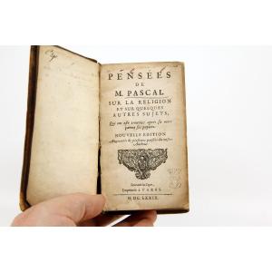Les Pensées de Pascal — Édition Fricx de 1679