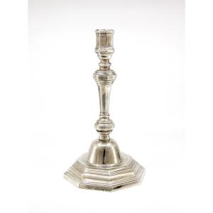 Flambeau Régence en argent massif – Jean-Adrien Duval – Epoque Louis XV – Calais, vers 1760
