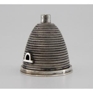 Small Silver Beehive-shaped Reel, Austria, Vienna 1865