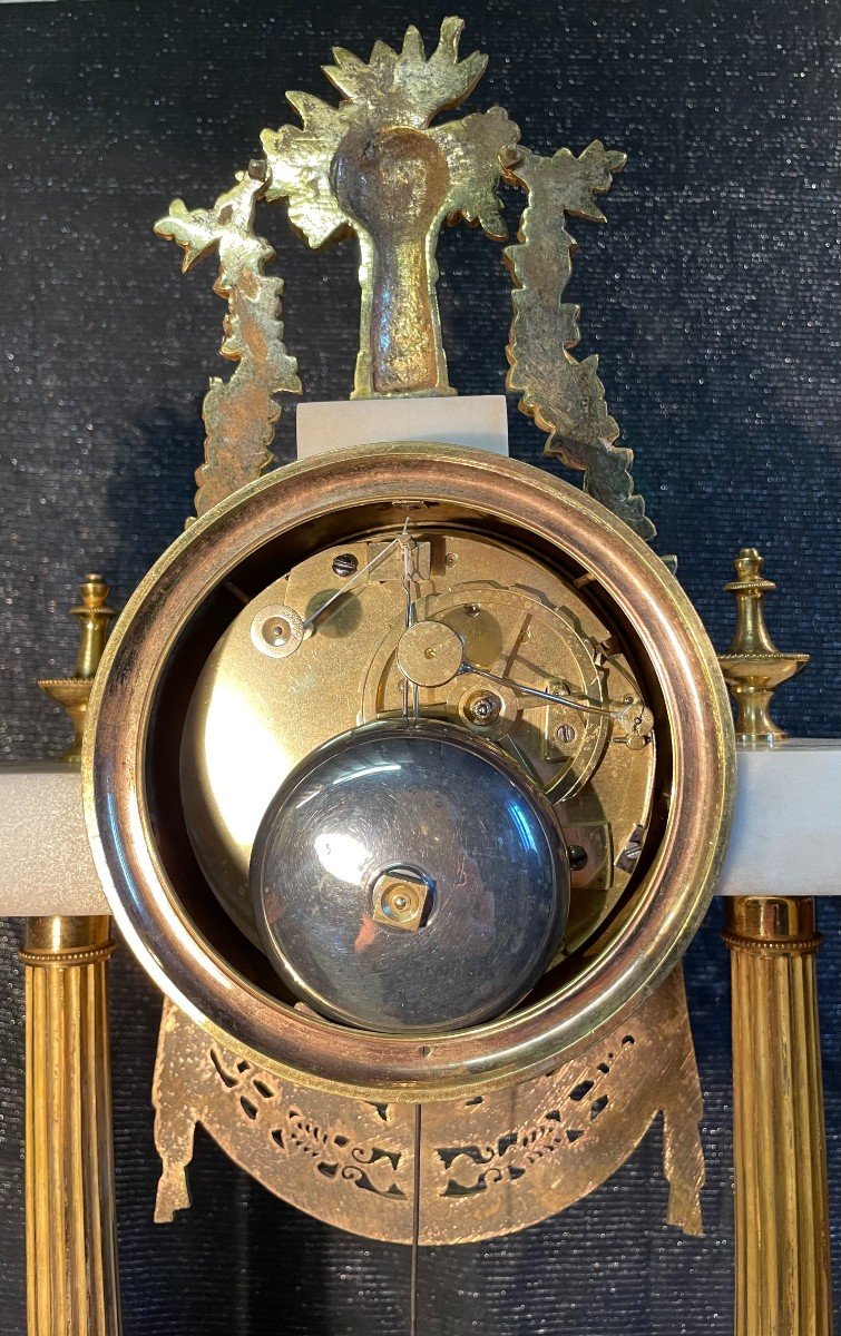 Empire Pendulum, Ht 53, Delhorme In Lyon.-photo-8