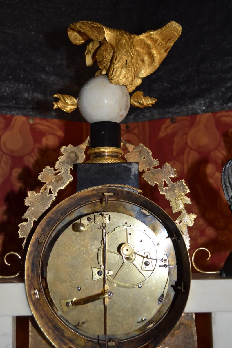 Pendule Louis XVI à Paris , Ht 66.-photo-8