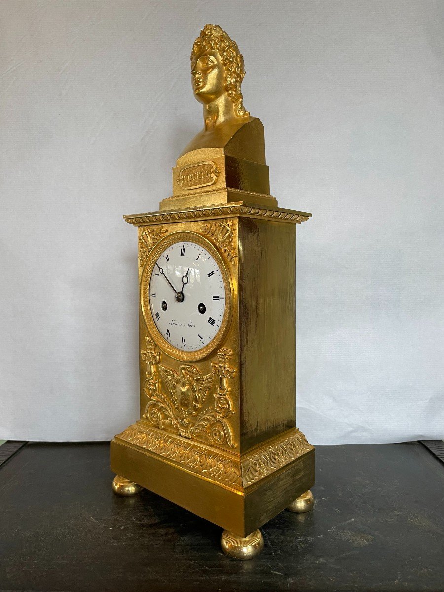 Empire Period Virgil, Lemoine In Paris, Height 40.-photo-5