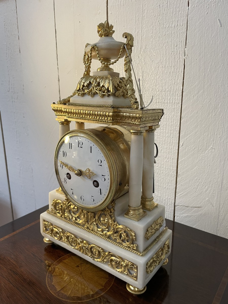 Pendule d'Epoque LOUIS XVI , HT 36.-photo-2