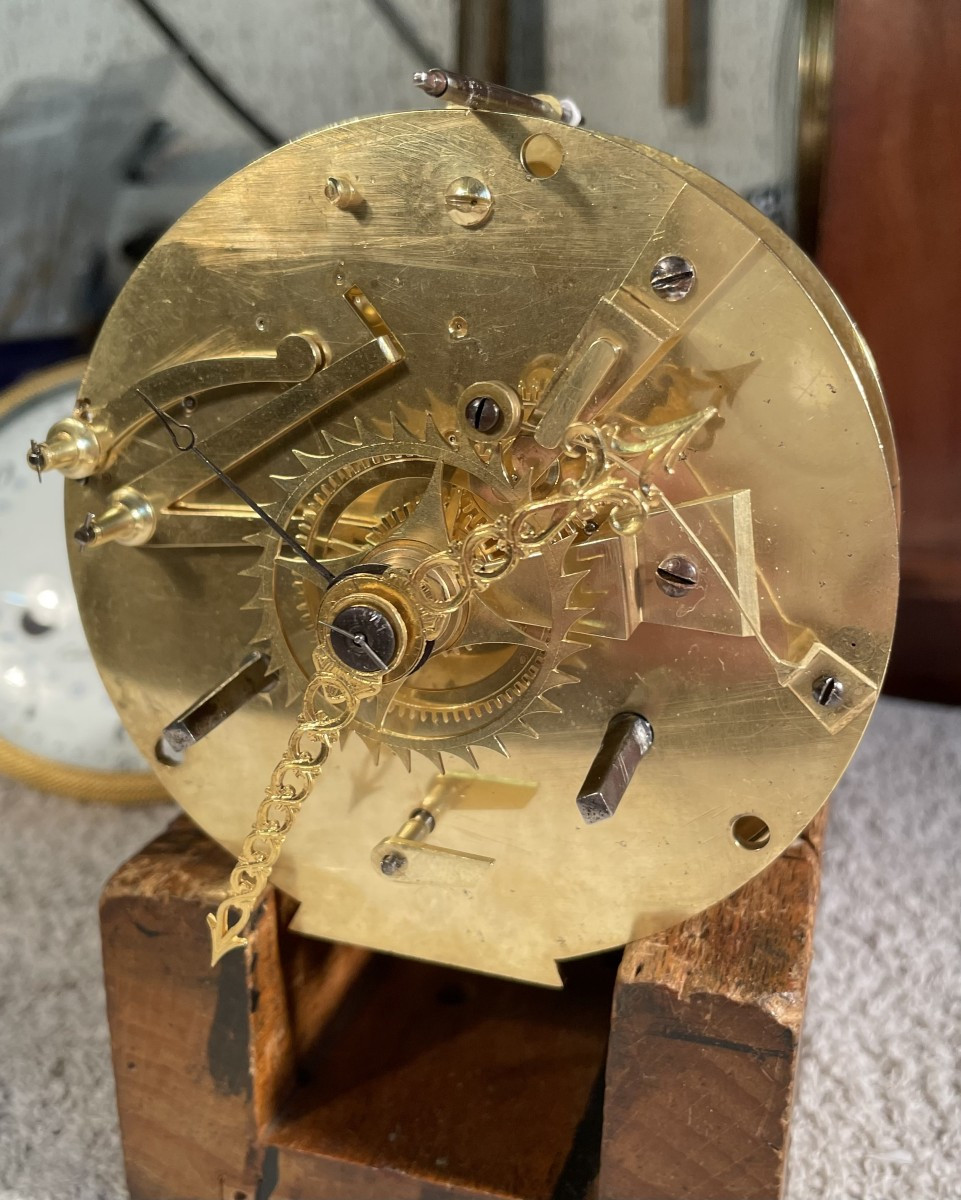 PENDULE D'EPOQUE REVOLUTIONNAIRE 1789-photo-3