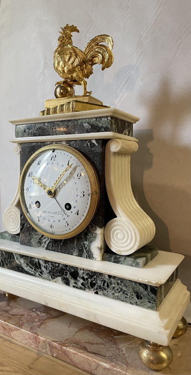 PENDULE D'EPOQUE REVOLUTIONNAIRE 1789-photo-3